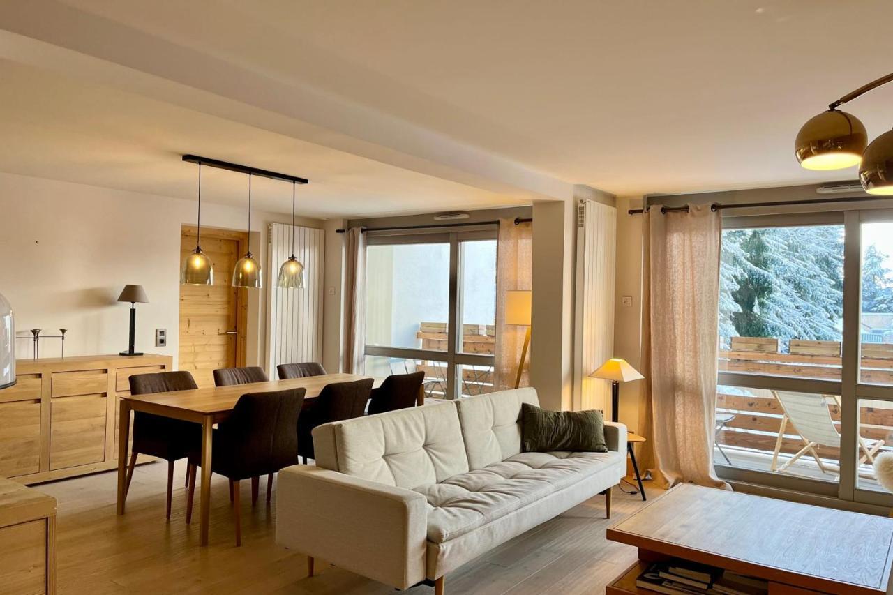 Modern Apt At The Foot Of The Slopes In Межев Экстерьер фото