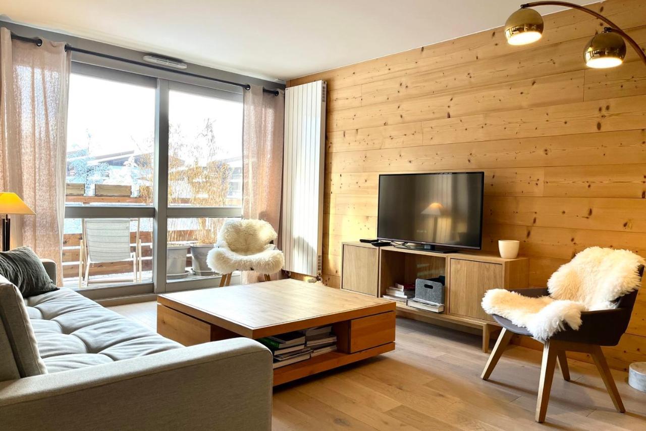 Modern Apt At The Foot Of The Slopes In Межев Экстерьер фото